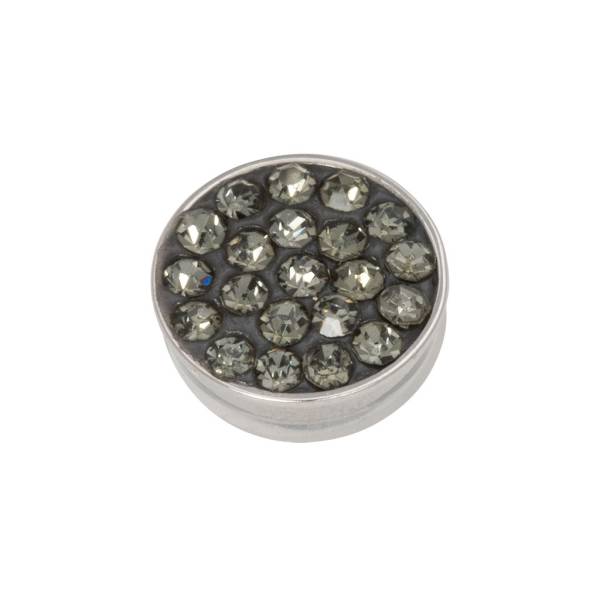 iXXXi Aufsatz TOP PART STONES black Diamond Ø 6 mm silber