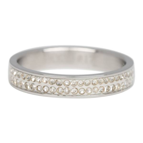 iXXXi Füllring DOUBLE ZIRKONIA silber - 4 mm