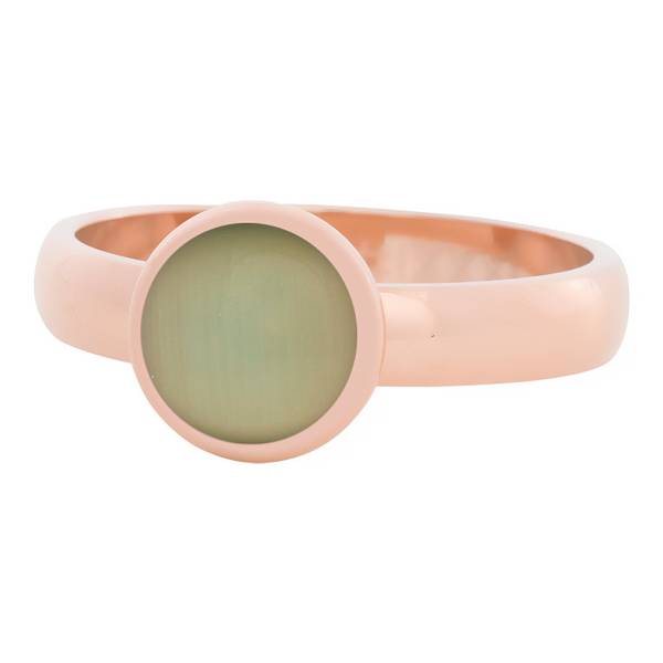 iXXXi Füllring 1 KATZENAUGE grün Ø 10 mm rosé - 4 mm