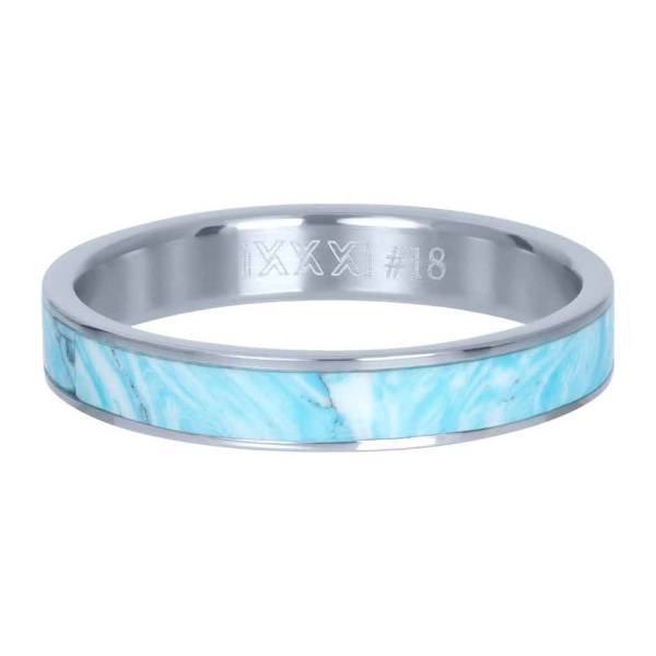 iXXXi Füllring BLUE PARADISE silber - 4 mm