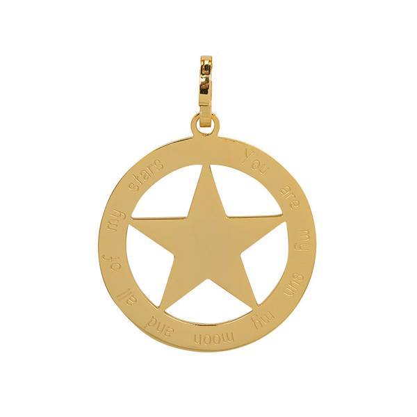 iXXXi Anhänger STERN gold - Ø 3,5 cm