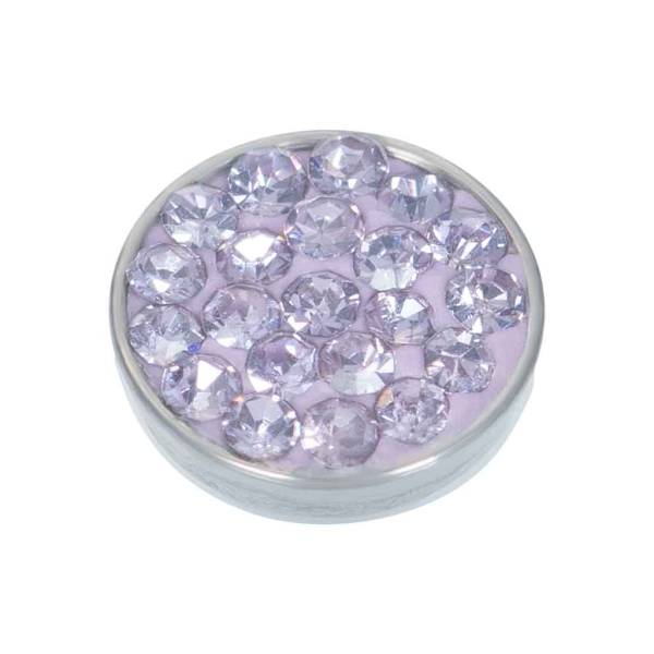 iXXXi Aufsatz TOP PART STONES violet Ø 6 mm silber