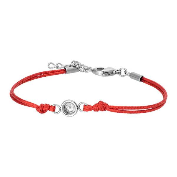 iXXXi Armband WAX CORD TOP PART BASE red
