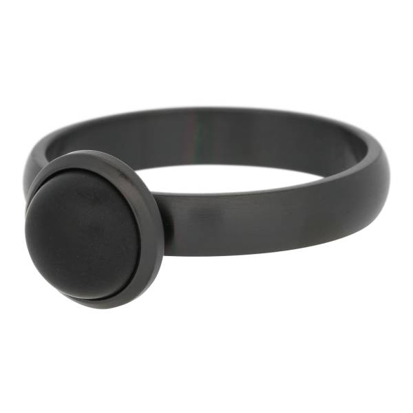 iXXXi Füllring 1 STEIN MATT schwarz Ø 10 mm schwarz matt - 4 mm