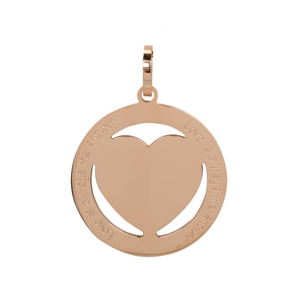 iXXXi Anhänger HERZ rosé - Ø 3,5 cm