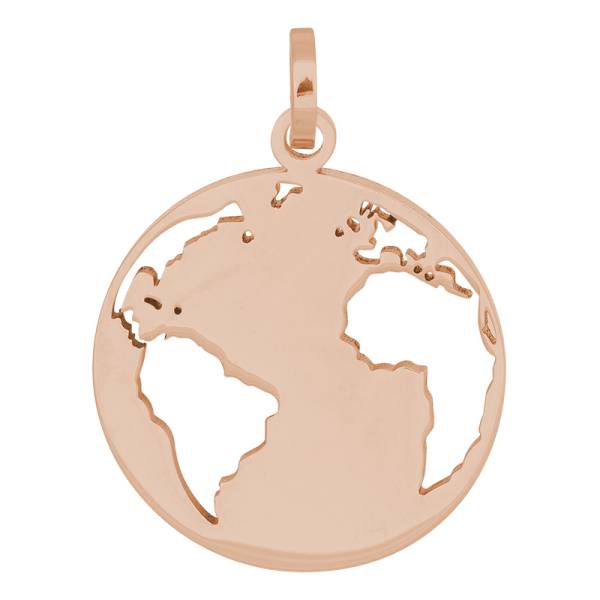 iXXXi Anhänger GLOBUS rosé - Ø 2,5 cm