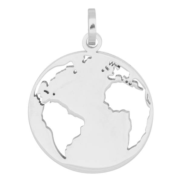 iXXXi Anhänger GLOBUS silber - Ø 2,5 cm