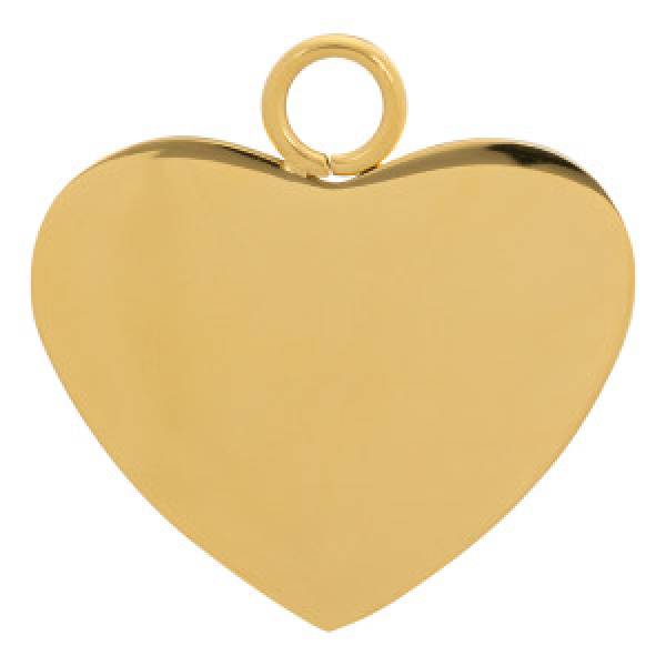 iXXXi Anhänger CHARM HERZ geschlossen gold