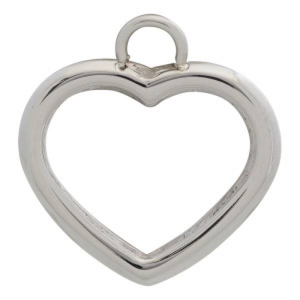 iXXXi Anhänger CHARM HERZ offen silber