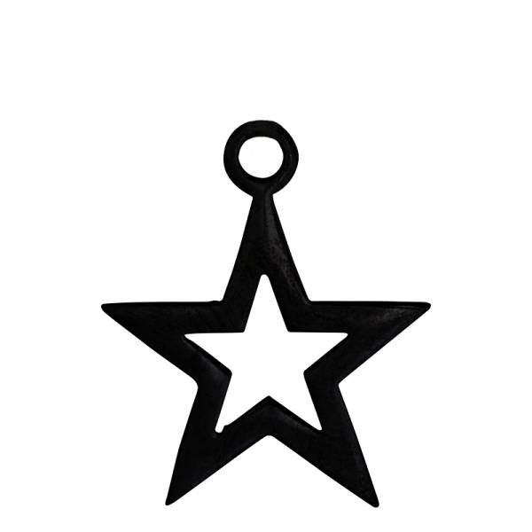 iXXXi Anhänger CHARM STERN offen schwarz