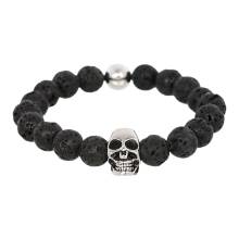 iXXXi Armband LAVASTEIN TOTENKOPF silber