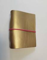LUCA KAYZ Memo-Kalender DIN A6 Calvados gold Band pink