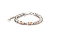 QOSS Armband HANNA rose silber