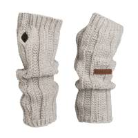 KNIT FACTORY Handstulpen NICA iced clay