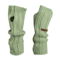 KNIT FACTORY Handstulpen NICA sage green