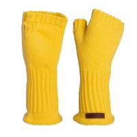 KNIT FACTORY Handstulpen CLEO canario yellow