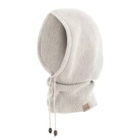 KNIT FACTORY Kapuzenschal EVY beige