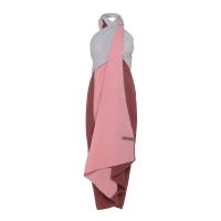 KNIT FACTORY FAY Pareo / XL Schal stone red / rosa