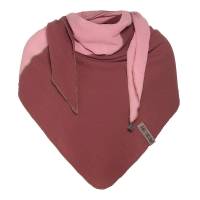 KNIT FACTORY Dreieckschal FAY stone red / rosa