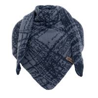 KNIT FACTORY Dreieckschal LEA jeans indigo