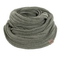 KNIT FACTORY Loop Schal NICA urban green