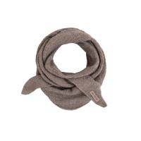 KNIT FACTORY Mini Dreiecksschal YUNA marron