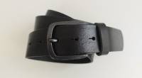 LUCA KAYZ Komplettgürtel CALVADOS nero Schließe schwarz 4 cm