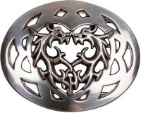 LUCA KAYZ Gürtelschließe DRAGON HEART silber