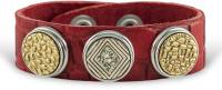 NOOSA-Amsterdam ORIGINAL Armband CROCO PRINT red