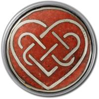 NOOSA Amsterdam ORIGINAL Chunk CELTIC LOVE KNOT rot