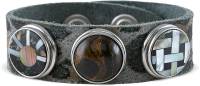 NOOSA-Amsterdam ORIGINAL Armband SAVANNA grey leopard - ohne Chunks