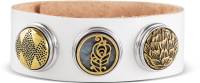 NOOSA Amsterdam ORIGINAL Armband CLASSIC WIDE weiß