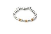 QOSS Armband HANNA amber silber