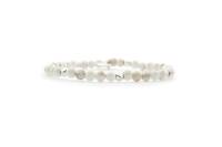 QOSS Armband MANON silber White Turquoise