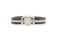 QOSS Armband NADINE silber creme