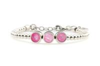QOSS Armband SUZANNE silber clematis Serie