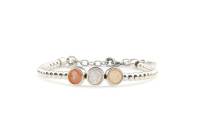 QOSS Armband SUZANNE silber nude Serie