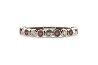 QOSS Armband JOSE taupe chocolate