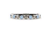 QOSS Armband JOSE vintage schwarz himmelblau