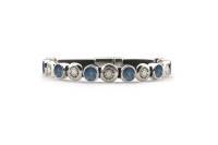 QOSS Armband JOSE vintage schwarz jeansblau