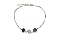QOSS Kette ELLIE silber grau Serie