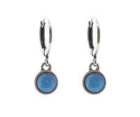 QOSS Ohrringe Creole MARA saphirblau