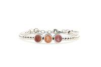 QOSS Armband SUZANNE silber terra Serie