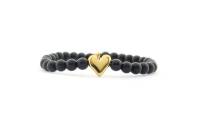QOSS Armband YVONNE gold Blackstone