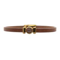 QOSS Armband ISABEL gold braun chocolate