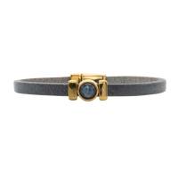 QOSS Armband ISABEL gold vintage schwarz jeansblau
