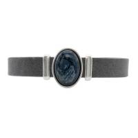 QOSS Armband DIEDE vintage schwarz jeansblau