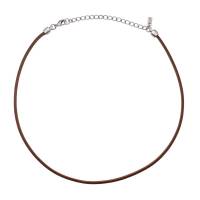 QOSS Lederkette IVA 42-50 cm braun