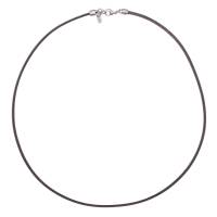 QOSS Lederkette IVA 60 cm grau
