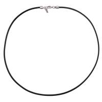QOSS Lederkette IVA 60 cm schwarz
